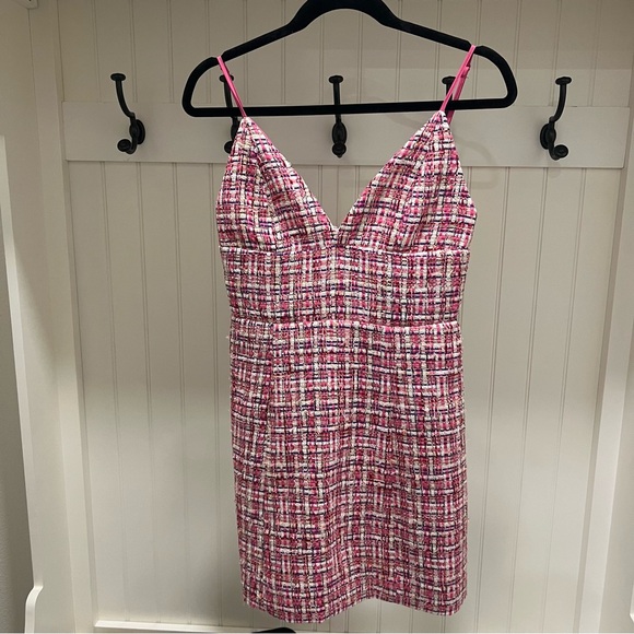 House of Harlow Pink Tweed Jacket and Dress - Picture 4 of 5